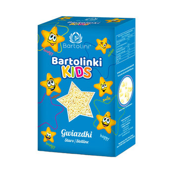 Makaron Dwujajeczny z Pszenicy Durum dla Dzieci "Gwiazdki | Stars | Stelline" 250g Bartolini Kids - BARTOLINI