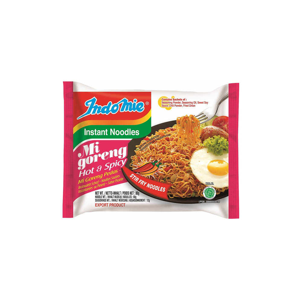 Makaron Instant Mi Goreng Super Pikantny Hot & Spicy "Instant Stir Fry Noodles Mi Goreng Hot