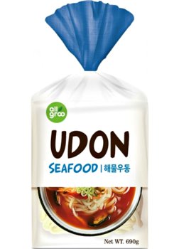 Makaron udon owoce morza - AllGroo - gotowe danie 690g Seafood - Allgroo