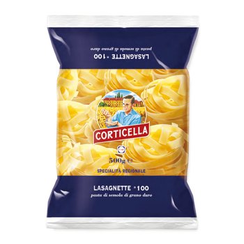 Makaron Wstążka Gniazda szeroka Lasagnette Nido 500 g Corticella - Inna marka