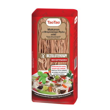Makaron Z Brązowego Ryżu Nitki 170G Tao Tao - Tao Tao