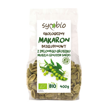 MAKARON Z ZIELONEGO GROSZKU BEZGLUTENOWY MUSZLA BIO 400 G - SYMBIO
