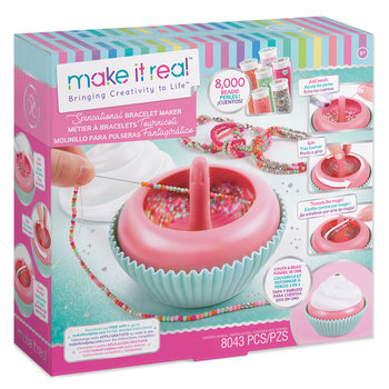 Make it Real, Zestaw do tworzenia bransoletek Sweet Swirls Spinsational ze spinnerem - Make It Real