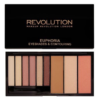 Makeup Revolution, Euphoria Palette Bare, zestaw do makijażu oczu i twarzy - Makeup Revolution