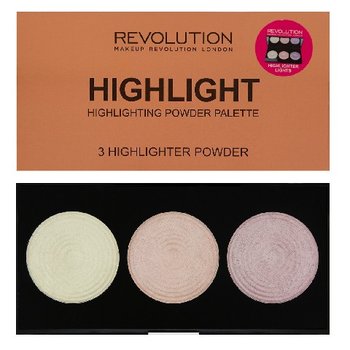 Makeup Revolution, Highlighter Palette, paleta rozświetlaczy Radiance, 15 g - Makeup Revolution