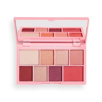 Makeup Revolution, I Heart Revolution, Chocolate Mini, paleta cieni do powiek Cherry