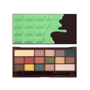 Makeup Revolution, I Heart Revolution, Chocolate, paleta cieni do powiek Mint, 22 g - Makeup Revolution