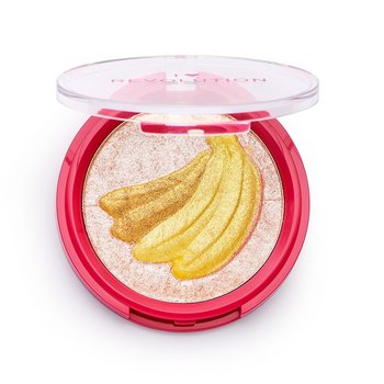 Makeup Revolution, I Heart Revolution, Fruity Highlighter, rozświetlacz Banana, 10,8 g - Makeup Revolution