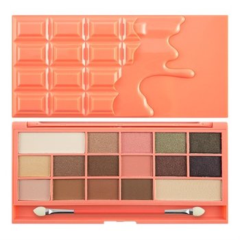 Makeup Revolution, I Heart Revolution, I Heart Makeup Palette, paleta cieni do powiek Chocolate and Peaches, 22 g - Makeup Revolution