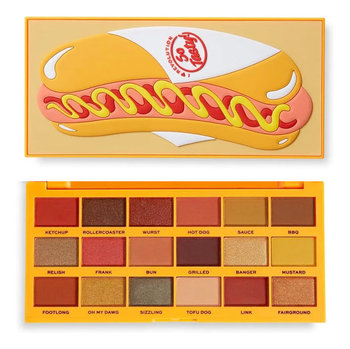 Makeup Revolution, I Heart Revolution, Tasty, paleta cieni do powiek Hot Dog, 1 szt. - Makeup Revolution