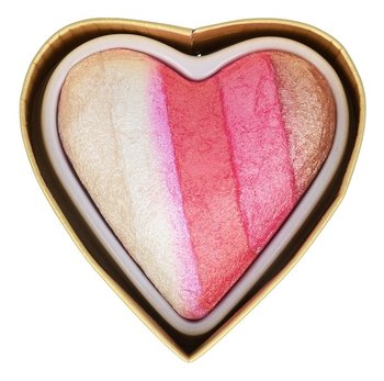 Makeup Revolution, I Heart Revolution, wypiekany rozświetlacz do twarzy Angel Heart Highlighter - Makeup Revolution