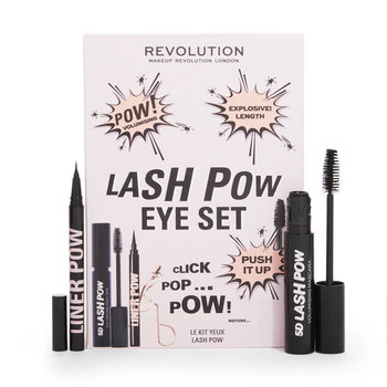 Makeup Revolution, Lash Pow Eye, zestaw prezentowy kosmetyków do pielęgnacji, 3 szt.  - Makeup Revolution