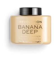 Makeup Revolution, Loose Baking, puder sypki Banana Deep, 32 g