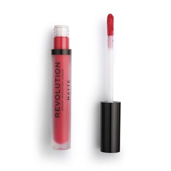 Makeup Revolution, Matte, pomadka do ust w płynie 141 Rouge, 3 ml - Makeup Revolution