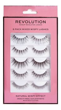 Makeup Revolution, Mixed Wispy Lashes, sztuczne rzęsy, 5 par - Makeup Revolution