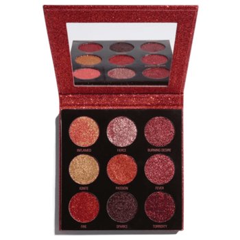 Makeup Revolution, paleta prasowanych brokatów Hot Pursuit, 1 szt. - Makeup Revolution