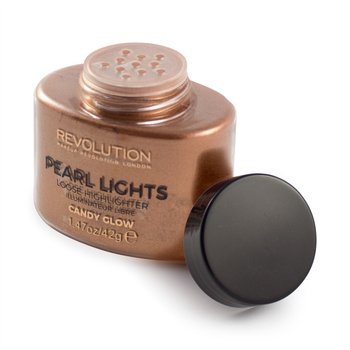 Makeup Revolution, Pearl Lights Loose Highlighter, puder sypki rozświetlający Candy Glow, 25 g - Makeup Revolution
