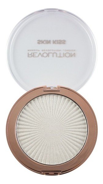 Makeup Revolution, Skin Kiss, rozświetlacz 09 Frozen Kiss, 14 g Makeup Revolution, Skin Kiss, rozświetlacz 09 Frozen Kiss, 14 g