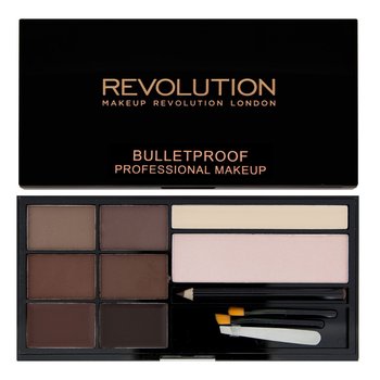 Makeup Revolution, Ultra Brow, zestaw do stylizacji brwi Medium to Dark - Makeup Revolution