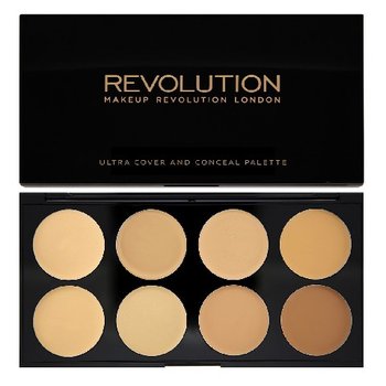 Makeup Revolution, Ultra Cover and Concealer Palette, paleta korektorów do twarzy Light-Medium, 10 g - Makeup Revolution