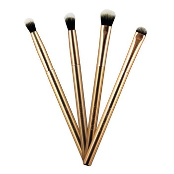 Makeup Revolution, Ultra Metals Go, zestaw pędzli do cieni, 4 szt. - Makeup Revolution
