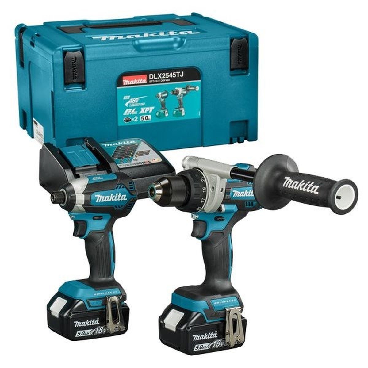 MAKITA ZESTAW COMBO 18V DLX2544TJ (DDF492, DTD153) - wiertarko-wkrętarka i zakrętarka udarowa