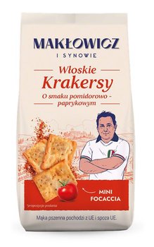 Makłowicz i Synowie Krakersy o smaku pomidorowo-paprykowym 100 g - Pamapol