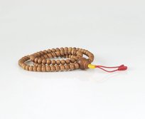 Mala buddyjska sznur modlitewny 108 kulek boho naszyjnik drewniana. Inna marka