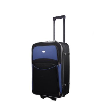 Mała kabinowa walizka PELLUCCI RGL 773 S Czarno Granatowa - KEMER