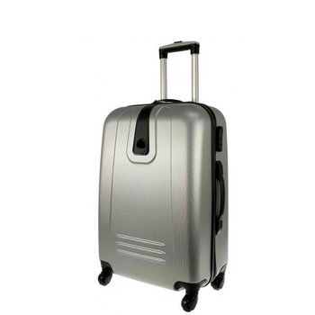 Mała kabinowa walizka PELLUCCI RGL 910 S Srebrna - srebrny - PELLUCCI