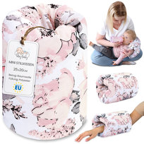 Mała poduszka do karmienia piersią i poduszka do karmienia na podróż 20 cm – mufka do karmienia poduszka na ramię i poduszka do podtrzymywania dziecka, poduszka do karmienia z miękkiej bawełny 
