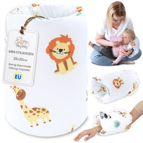 Mała poduszka do karmienia piersią i poduszka do karmienia na podróż 20 cm – mufka do karmienia poduszka na ramię i poduszka do podtrzymywania dziecka, poduszka do karmienia z miękkiej bawełny