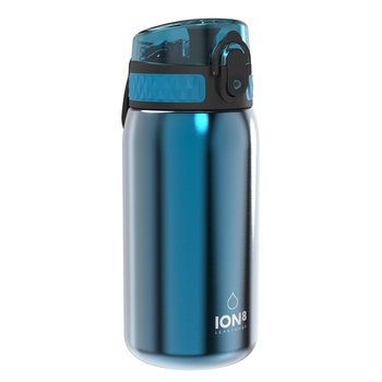 Mała stalowa butelka na wodę bidon ION8 400ml niebieska - ION8