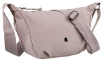 Mała torebka damska crossbody PETERSON fioletowa modna sportowa listonoszka z szerokim paskiem Peterson