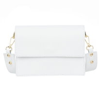 Mała Torebka Skórzana Vezze Frena Biała