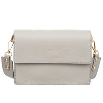 Mała Torebka Skórzana Vezze Frena Szara