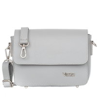 Mała Torebka Skórzana Vezze Lattina Szara