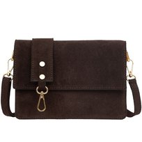 Mała Torebka Zamszowa Vezze Frena Choco