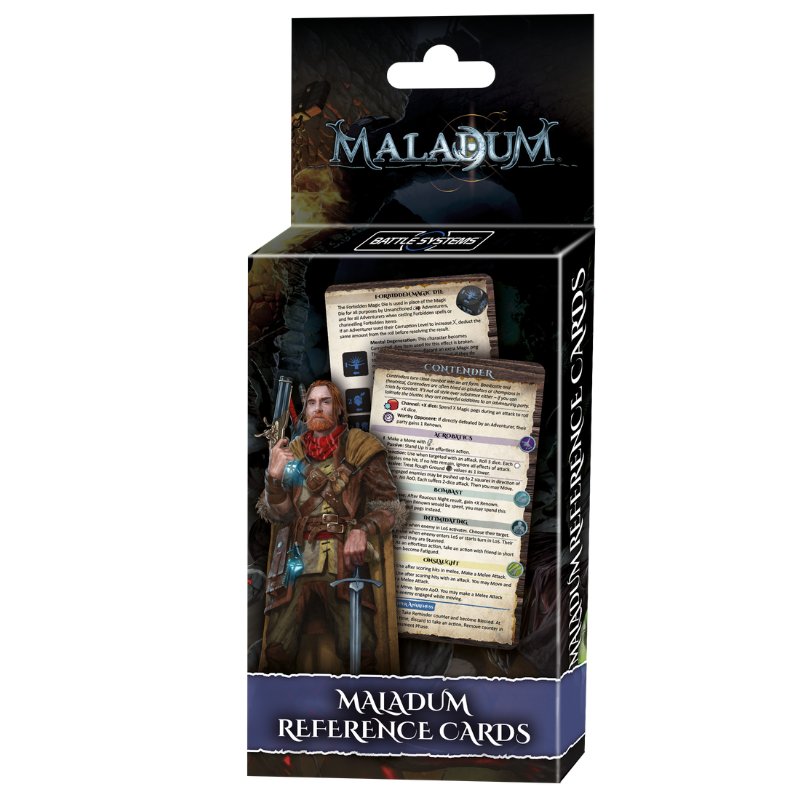 Maladum Reference Cards - Karty Referencyjne | Maladum Dungeons of Enveron