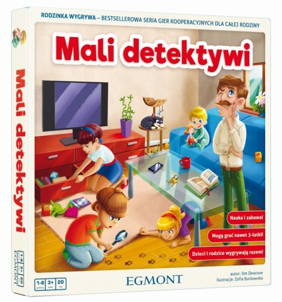 Mali detektywi, gra rodzinna, Egmont
