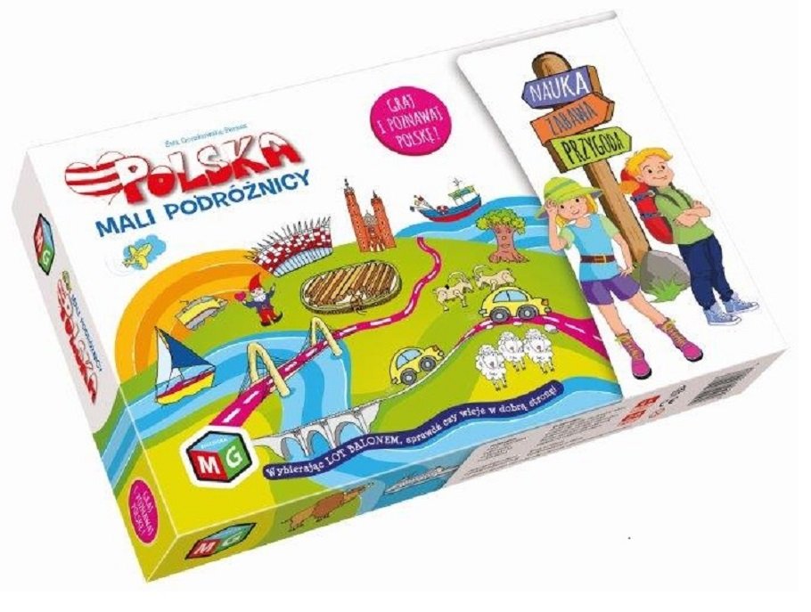 Mali podróżnicy Polska, gra planszowa, MULTIGRA