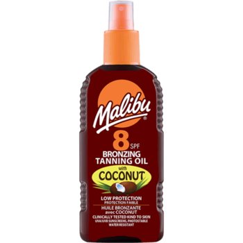 Malibu Bronzing, Olejek Brązujący Z Kokosem SPF8, 200ml - Malibu