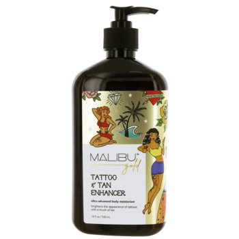 Malibu, Tan Gold Tattoo & Tan Extender, Balsam Do Ciała, 530ml - Malibu