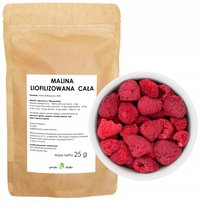 Maliny Liofilizowane Malina Owoc Naturalna 25G