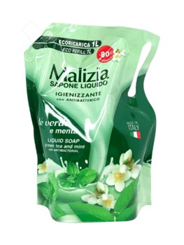 Malizia, Mydło w Płynie, Green Tea&Mint, Zapas, 1l - Malizia