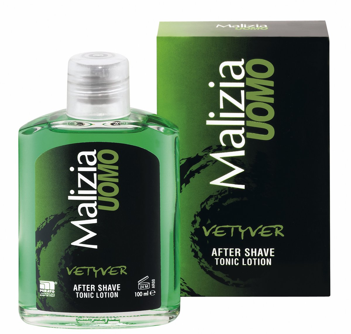 Фото - Лосьйон після гоління Malizia , Uomo Vetyver, woda po goleniu, 100 ml 