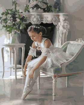 Malowanie po numerach, 40x50 cm - Mała balerina - Varmacon