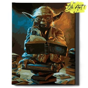 Malowanie po numerach, 40x50 cm - Star Wars Joda | Oh Art! - Oh Art!
