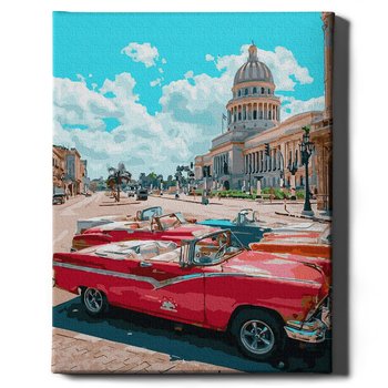 Malowanie po numerach, 40x50 cm - Ulica Havana | Oh Art! - Oh Art!