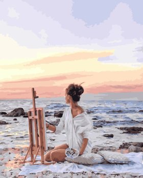 Malowanie po numerach 40x50 Świt na wybrzeżu / Twoje Hobby - Twoje Hobby